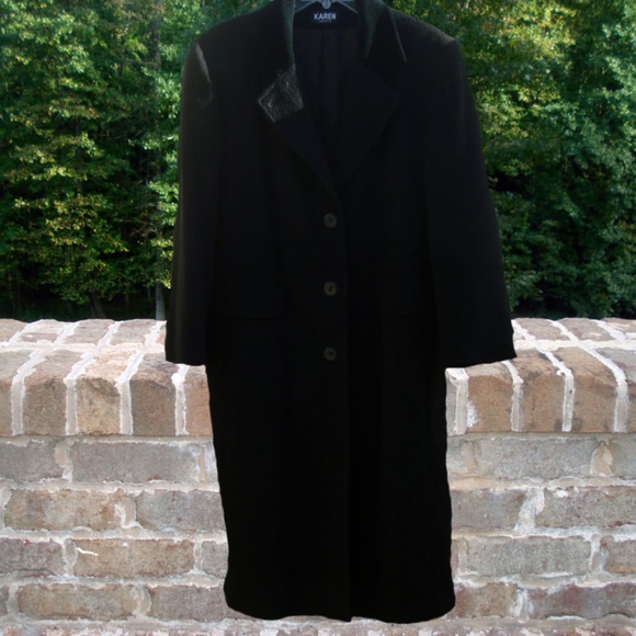 Karen Long Wool Coat